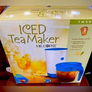 Mr. Coffee TM 30P 3 Quart Iced Tea Pot Maker with extra pitcher.